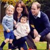 Príncipe William e Kate Middleton, e os filhos George e Charlotte
