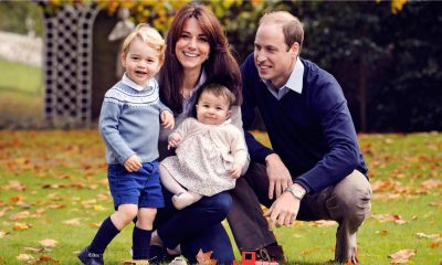 Príncipe William e Kate Middleton, e os filhos George e Charlotte