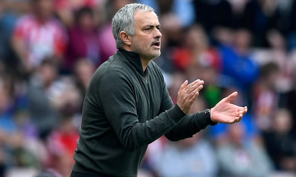 Treinador do Manchester United, José Mourinho.