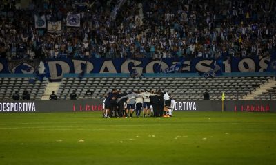 A equipa do FC Porto com os adeptos