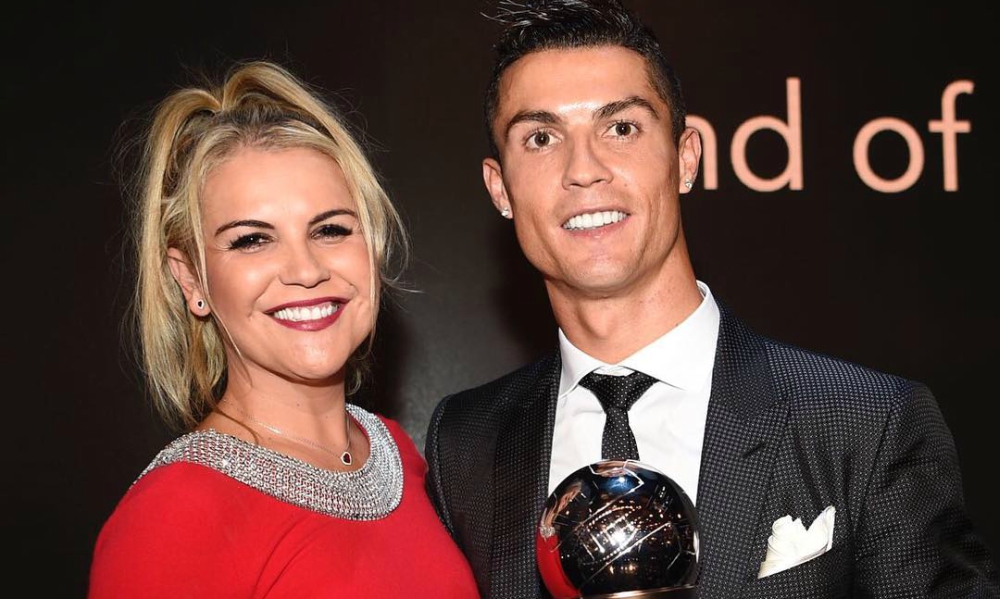 Katia Aveiro e Cristiano Ronaldo na gala da FIFA