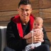 Cristiano Ronaldo com a filha Eva