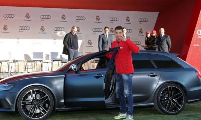 Cristiano Ronaldo também recebeu um Audi no Natal de 2014
