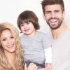 Shakira e Piqué com o filho Milan