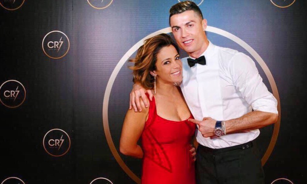 Cristiano Ronaldo com Rita Ferro Rodrigues