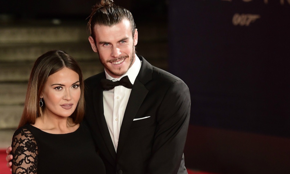 Gareth Bale e a namorada Emma Rhys-Jones