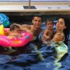 Cristiano Ronaldo com a namorada e os gémeos