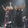 Metallica no fim do concerto em Lisboa