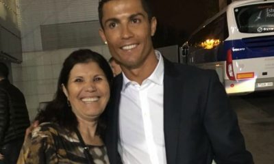 Dolores Aveiro com o filho Cristiano Ronaldo