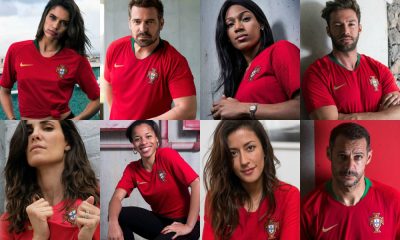Celebridades portuguesas vestem a nova camisola para o Mundial 2018