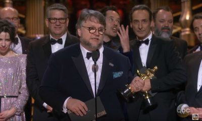 Guillermo del Toro aceito o Óscar de Melhor Filme