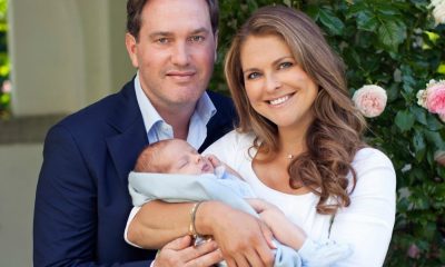 Princesa Madalena com o marido Chris O'Neill e o filho Nicolas