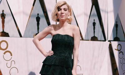 Raquel Strada na passadeira vermelha dos Óscares 2018