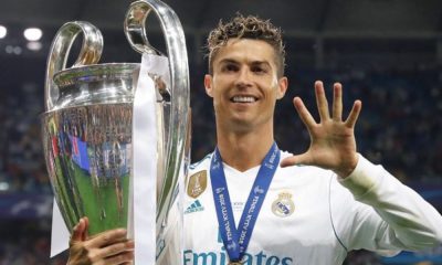 Cristiano Ronaldo ganhou a Liga dos Campeões pela quinta vez