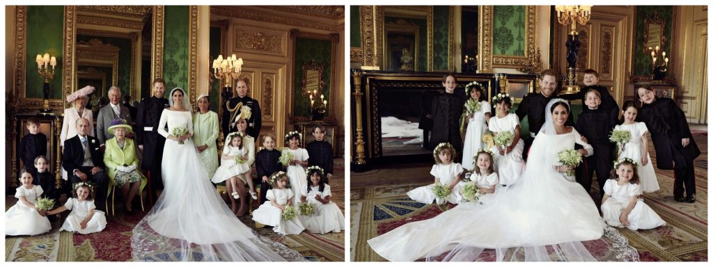 Fotografias oficiais do casamento real