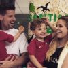 Adrien Silva festejou o quarto aniversário do filho